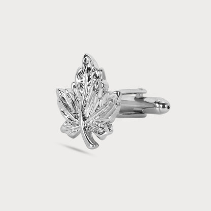 Artistic Leaf Designer Cufflinks