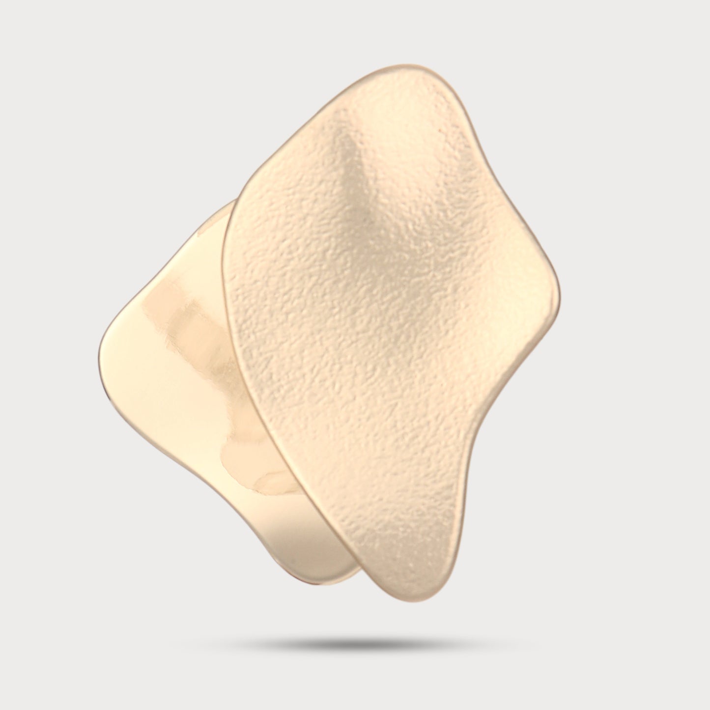 Luxury Sculpted Gold Metal Button