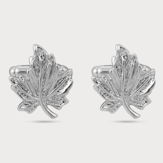 Artistic Leaf Designer Cufflinks