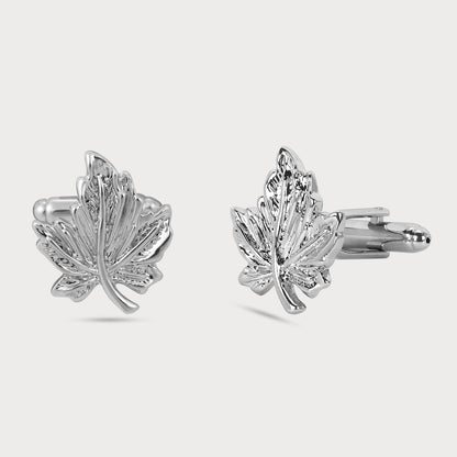 Artistic Leaf Designer Cufflinks