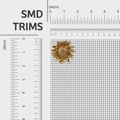 High Fashion Golden Metal Buttons