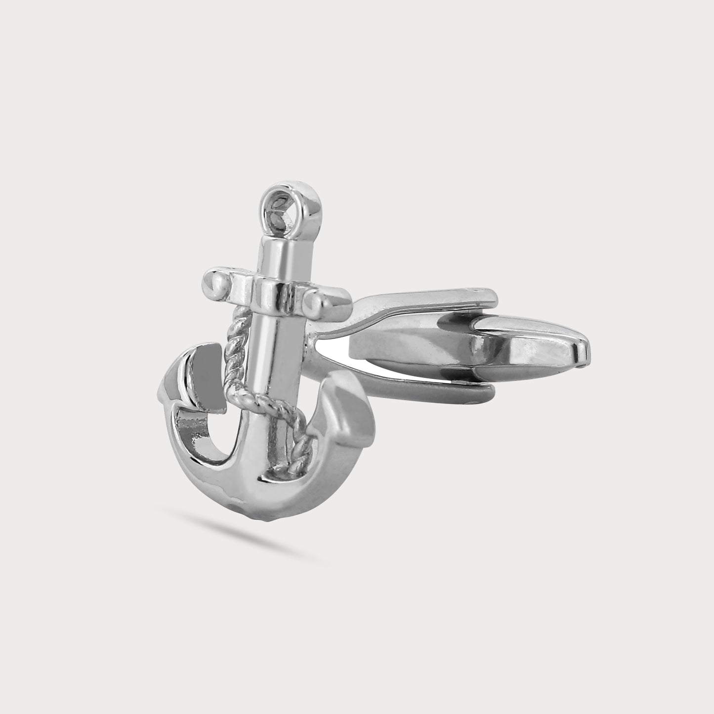 Bold Statement Design Silver Cufflinks