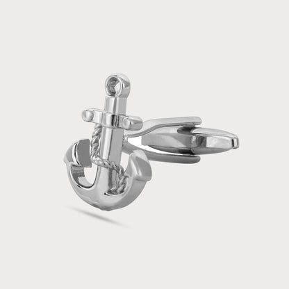 Bold Statement Design Silver Cufflinks