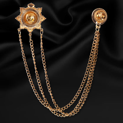 Luxury Long Chain Sherwani Brooch