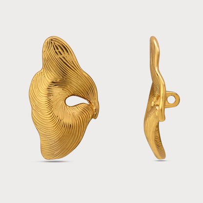 Artistic Shape Golden Buttons