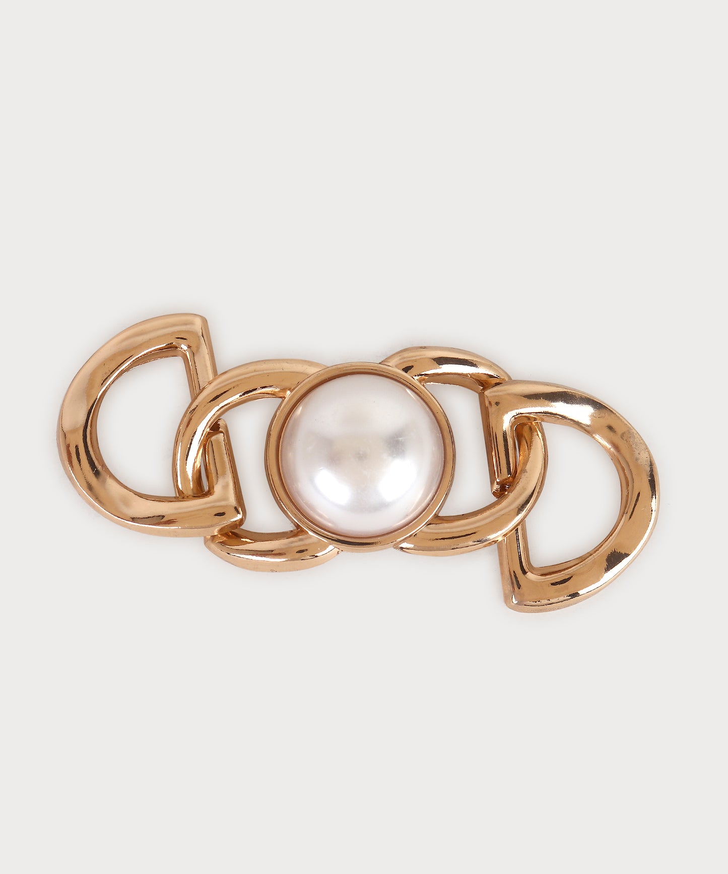 Pearl Gold Buckle for Designer Accessories (Pack of 1 Pc)