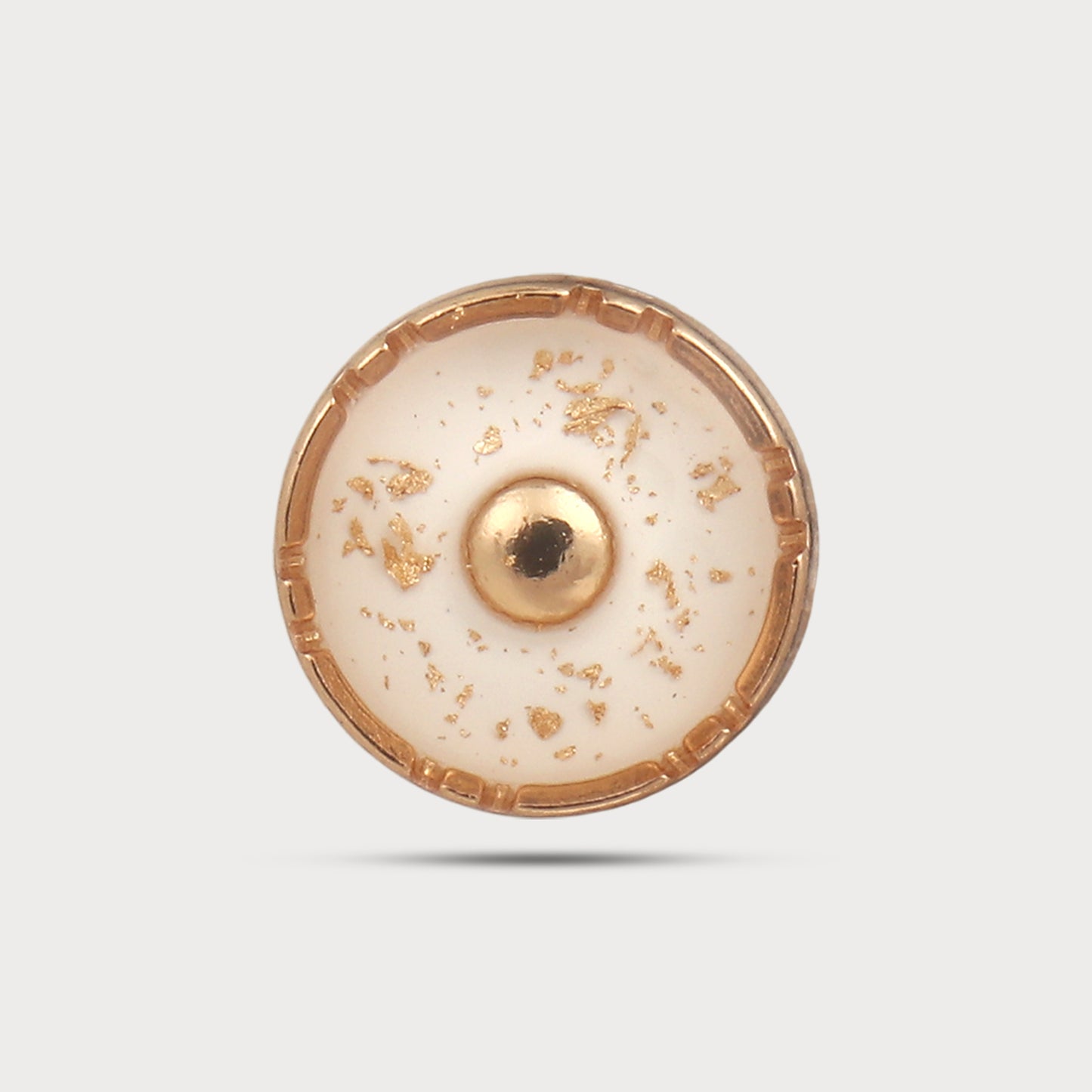 Contemporary Sculpt Metal Button