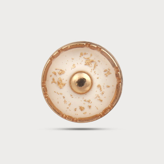 Contemporary Sculpt Metal Button