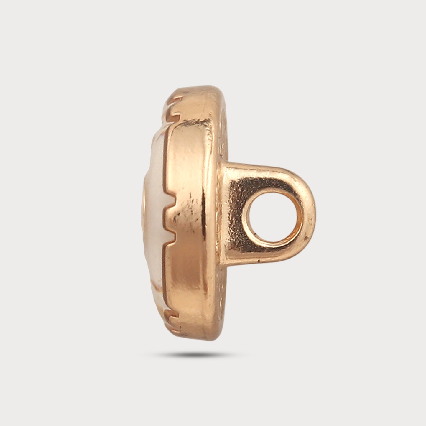 Contemporary Sculpt Metal Button