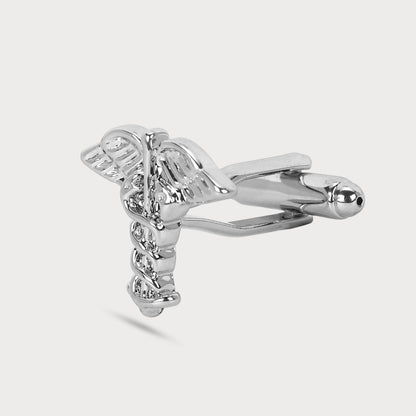 Modern Abstract Symbol Crafted Cufflinks