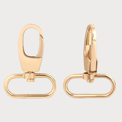 Luxury Metal Bag Hook with Spring Snap Closure