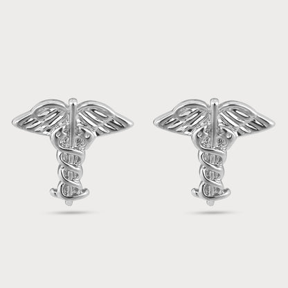 Modern Abstract Symbol Crafted Cufflinks