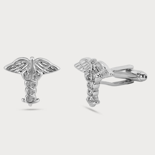 Modern Abstract Symbol Crafted Cufflinks