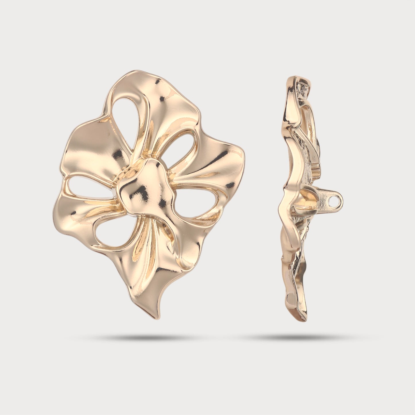 Exclusive Couture Metal Apparel Button