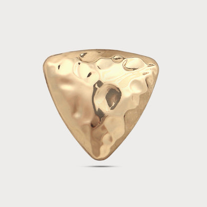 Textured Triangle Metal Button
