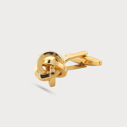Regal Golden Knot Designer Cufflinks