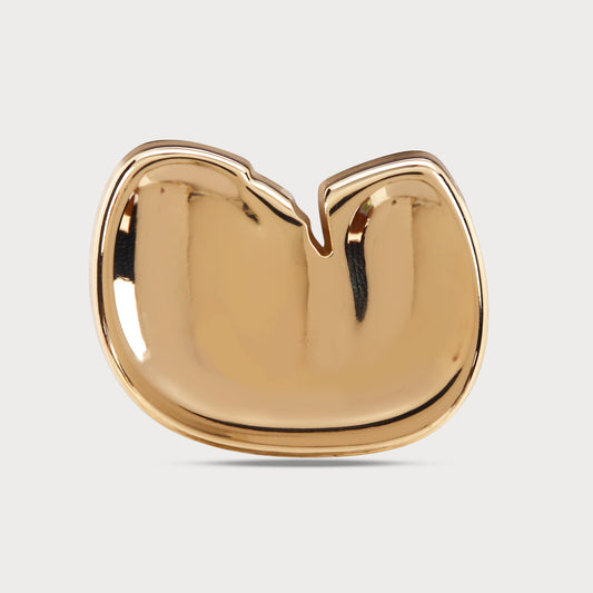 Creative Cut Golden Metal Button