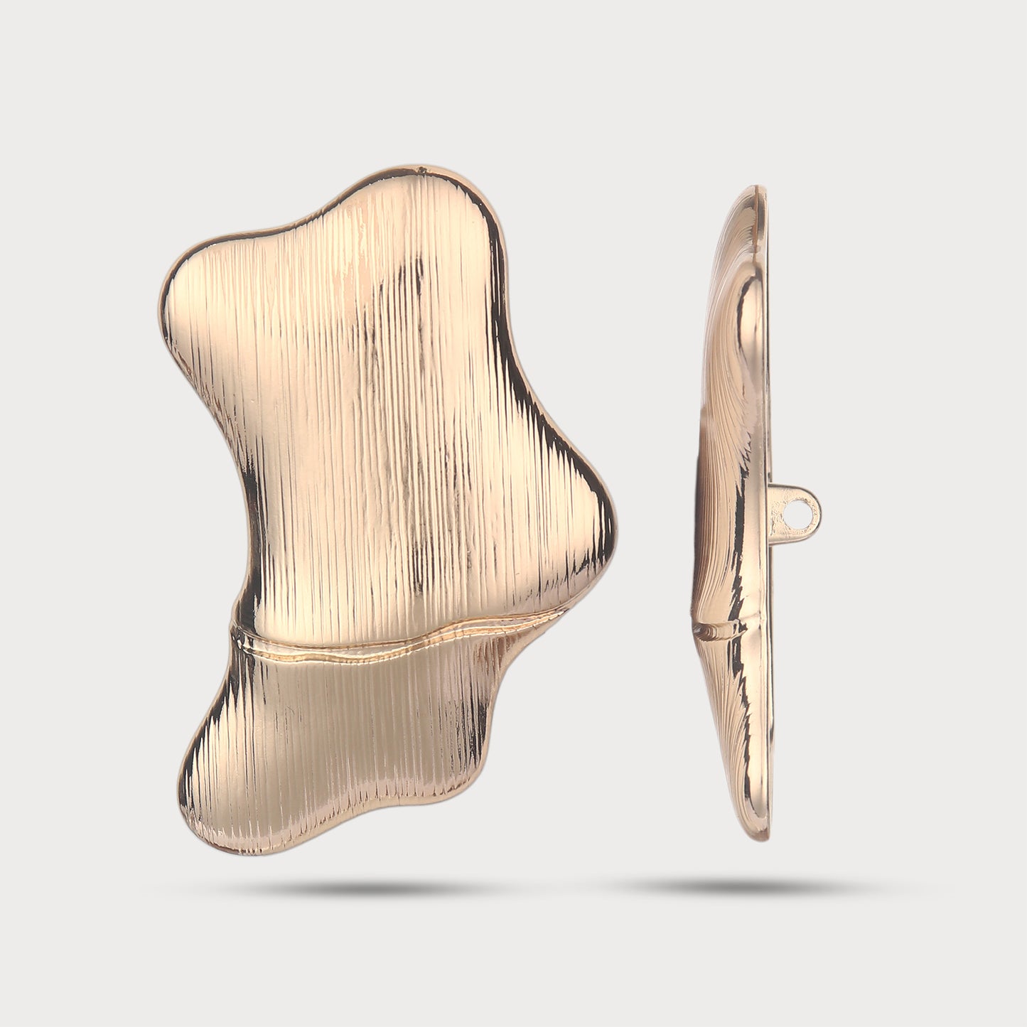 Luxury Wave Designer Metal Button