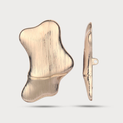 Luxury Wave Designer Metal Button