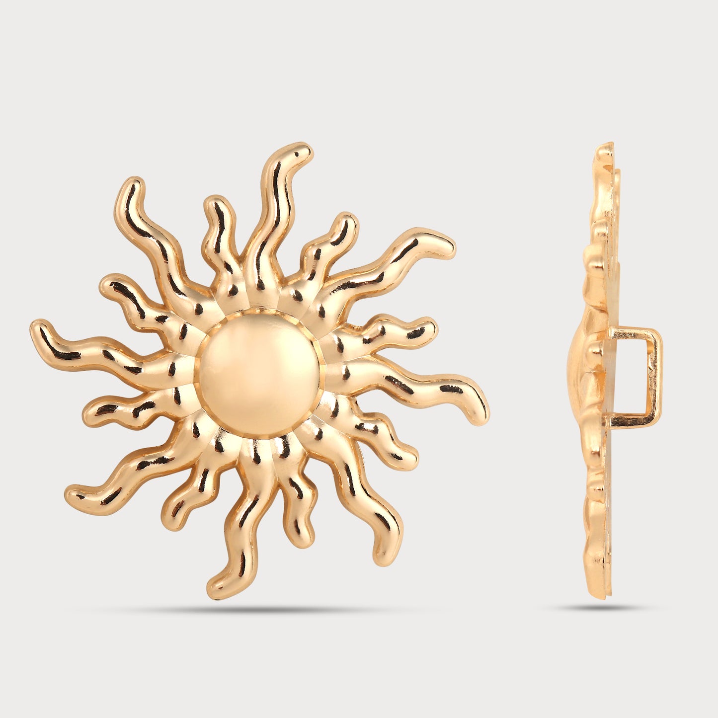 Sun Shape Buckle – Premium Designer Finish