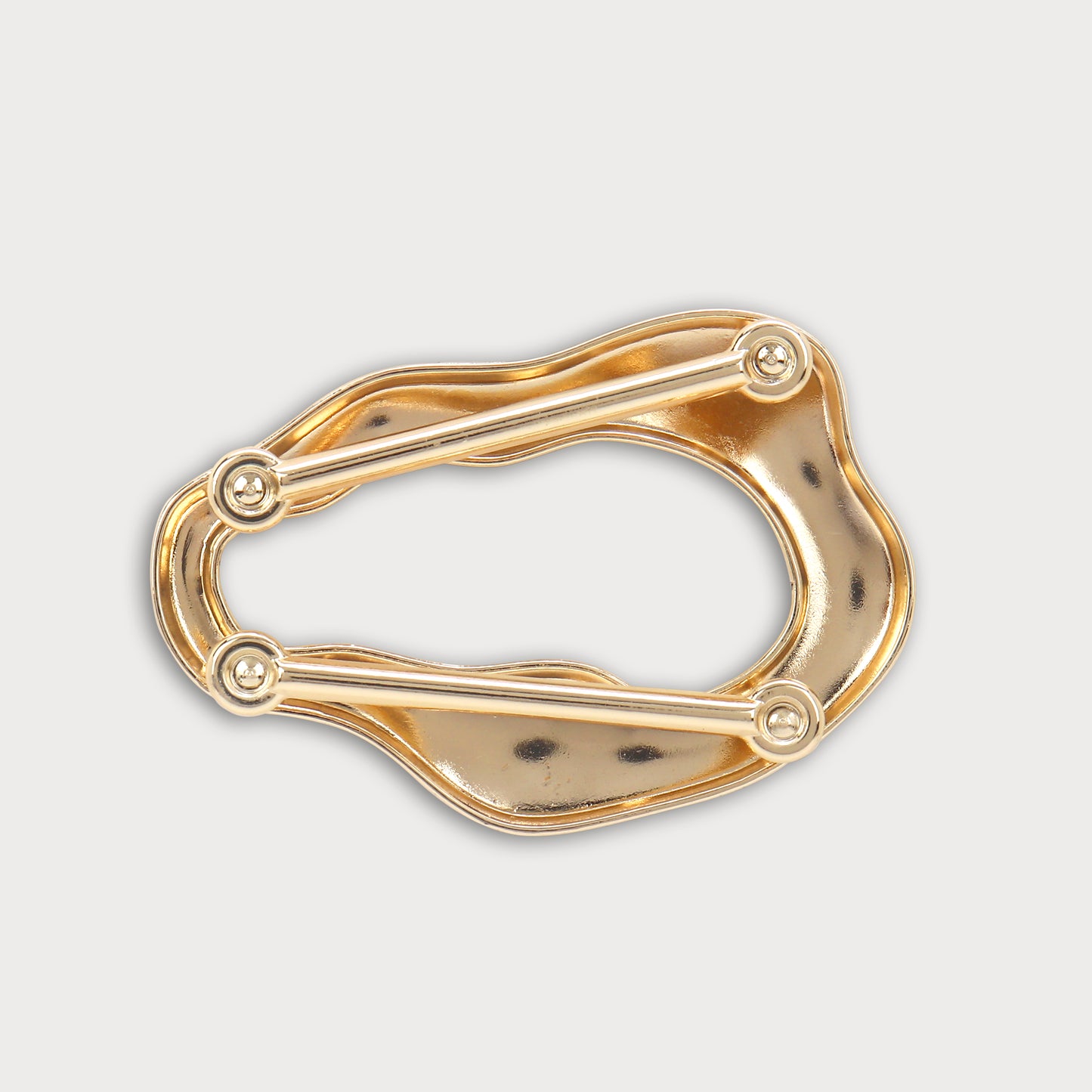 Distinctive Golden Sculpted Buckle