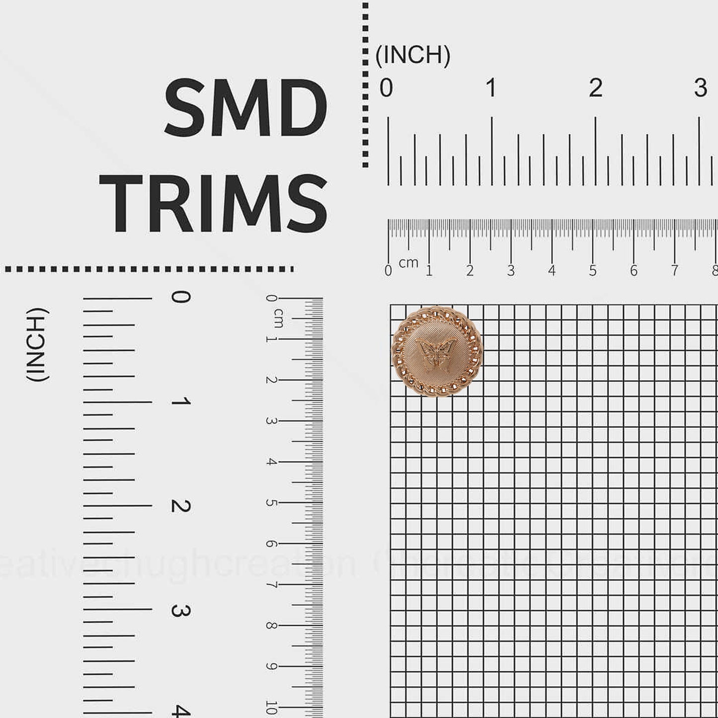 Gold Trimmed Style Buttons