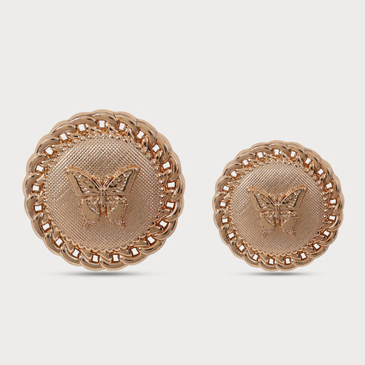 Gold Trimmed Style Buttons