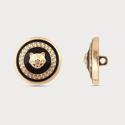 Majestic Lion Metal Buttons