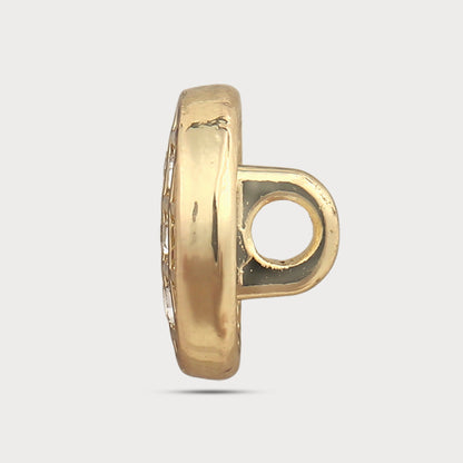 Luxury Statement Stone Metal Button