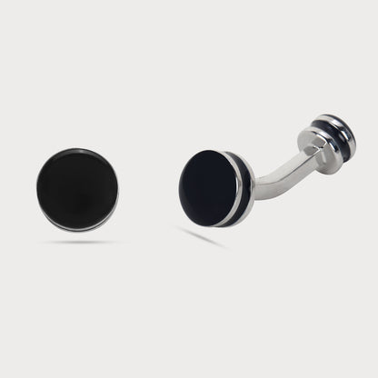 Elite Business Class Black Style Cufflinks