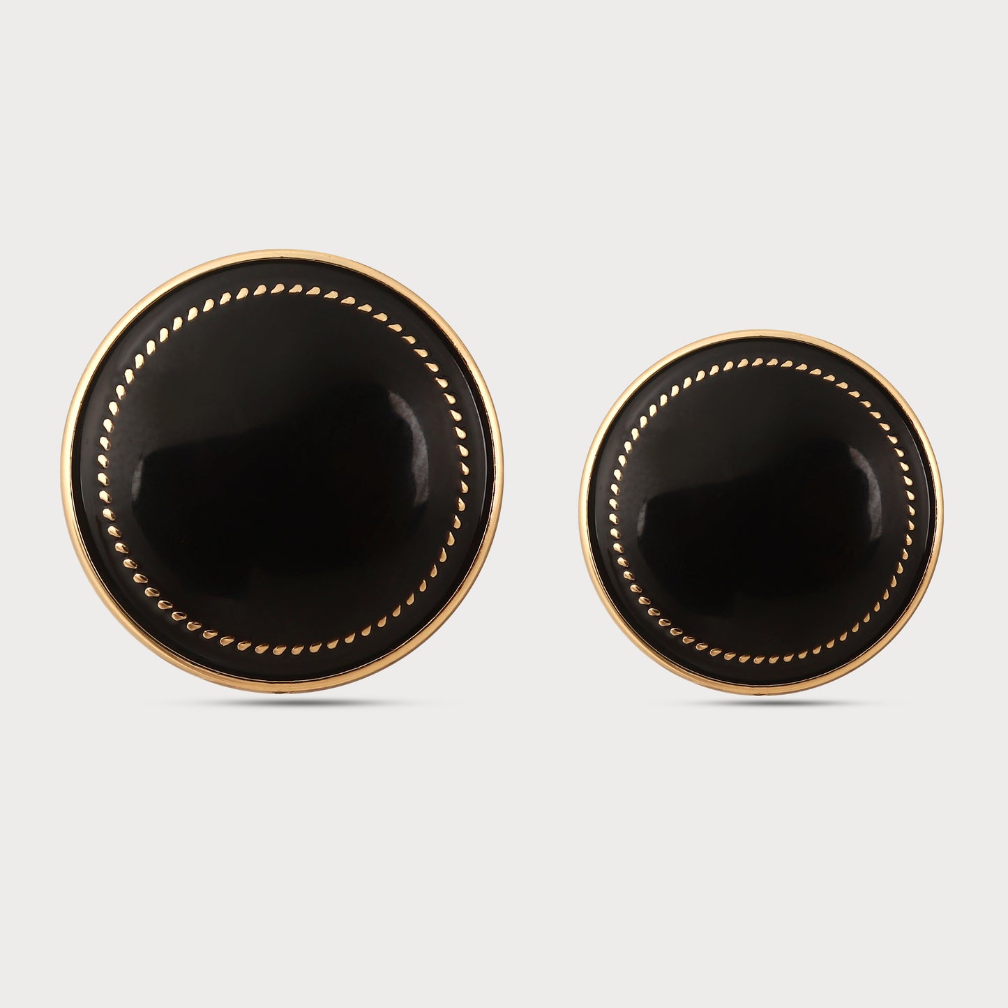 Black Shiny Luxe Buttons