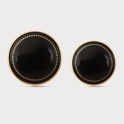 Black Shiny Luxe Buttons
