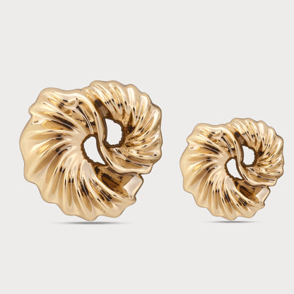 Couture Golden Metal Buttons Designer Style