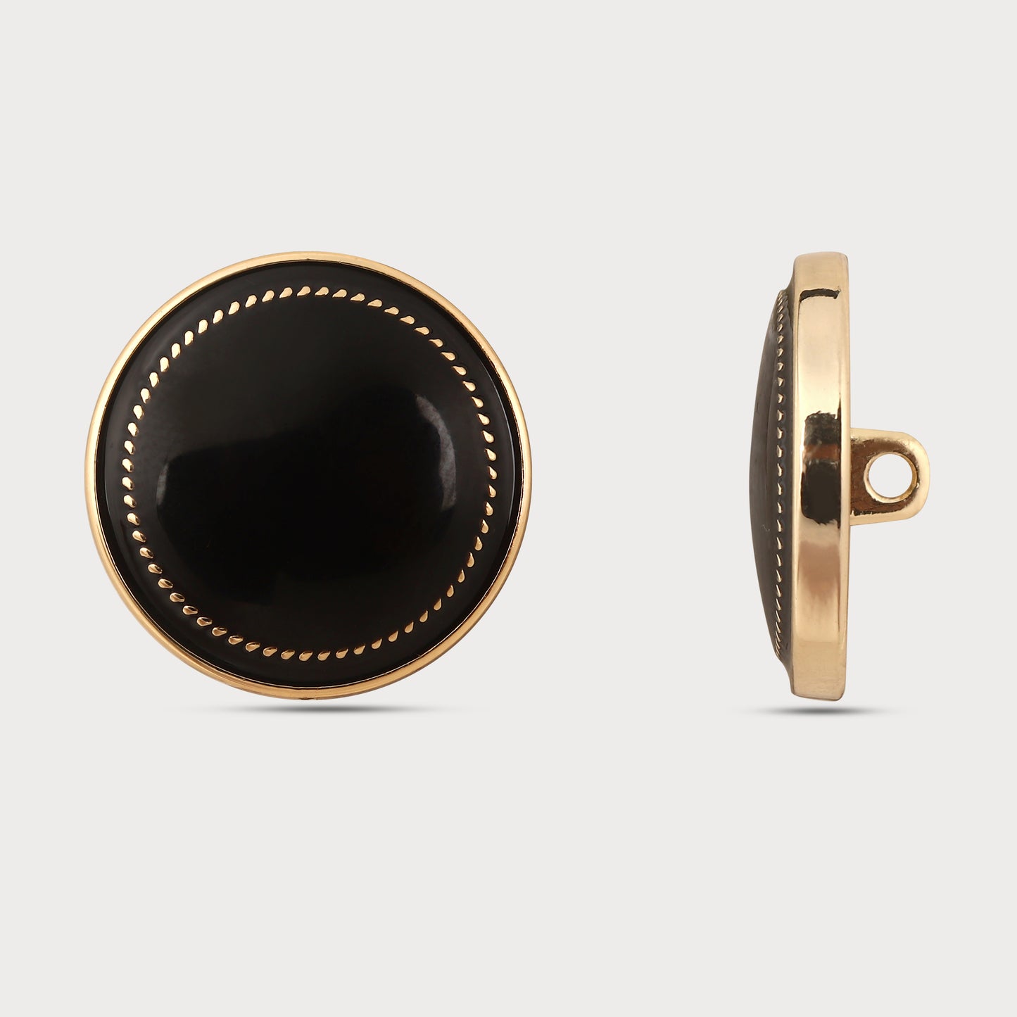 Black Shiny Luxe Buttons