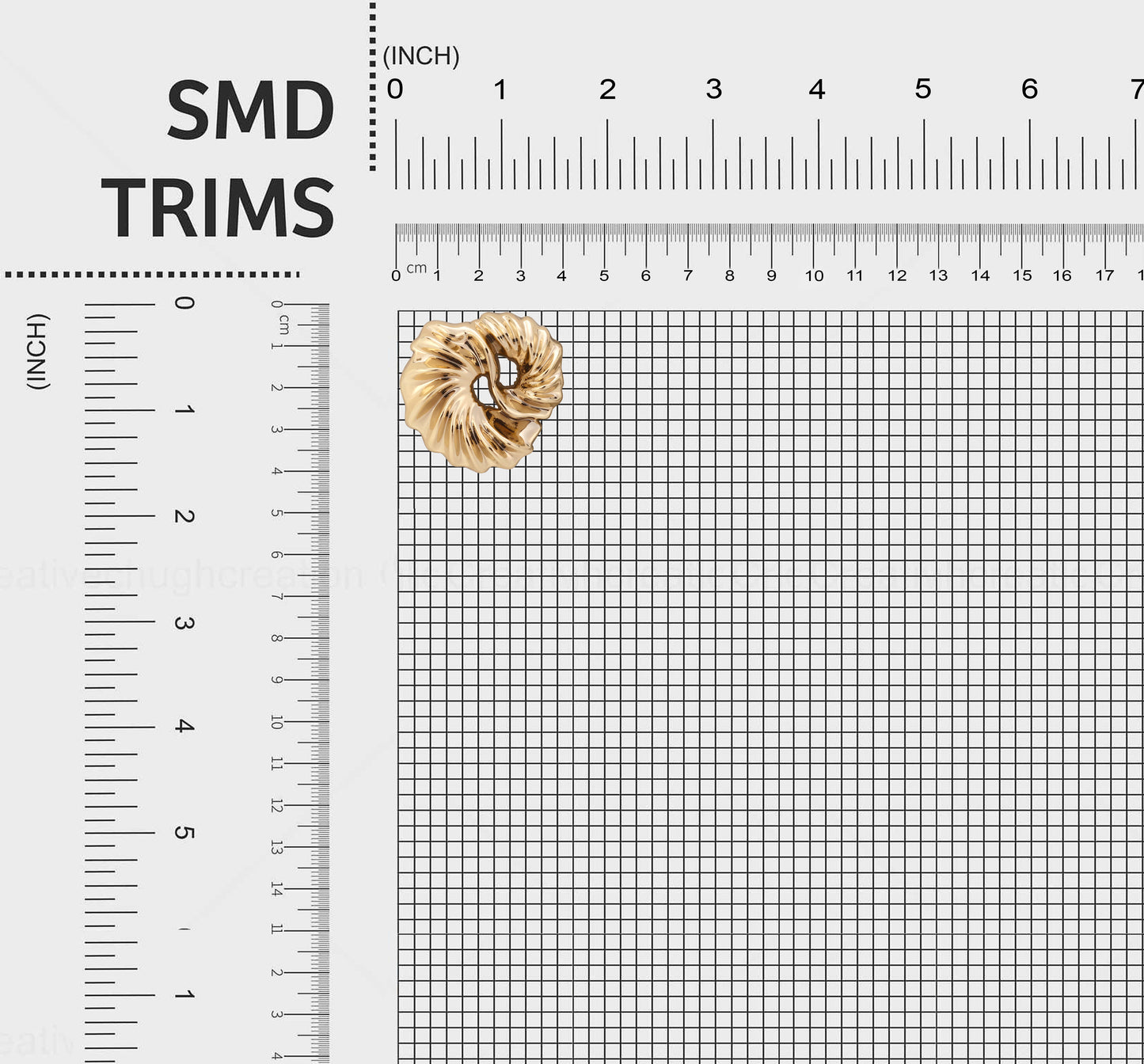 Couture Golden Metal Buttons Designer Style