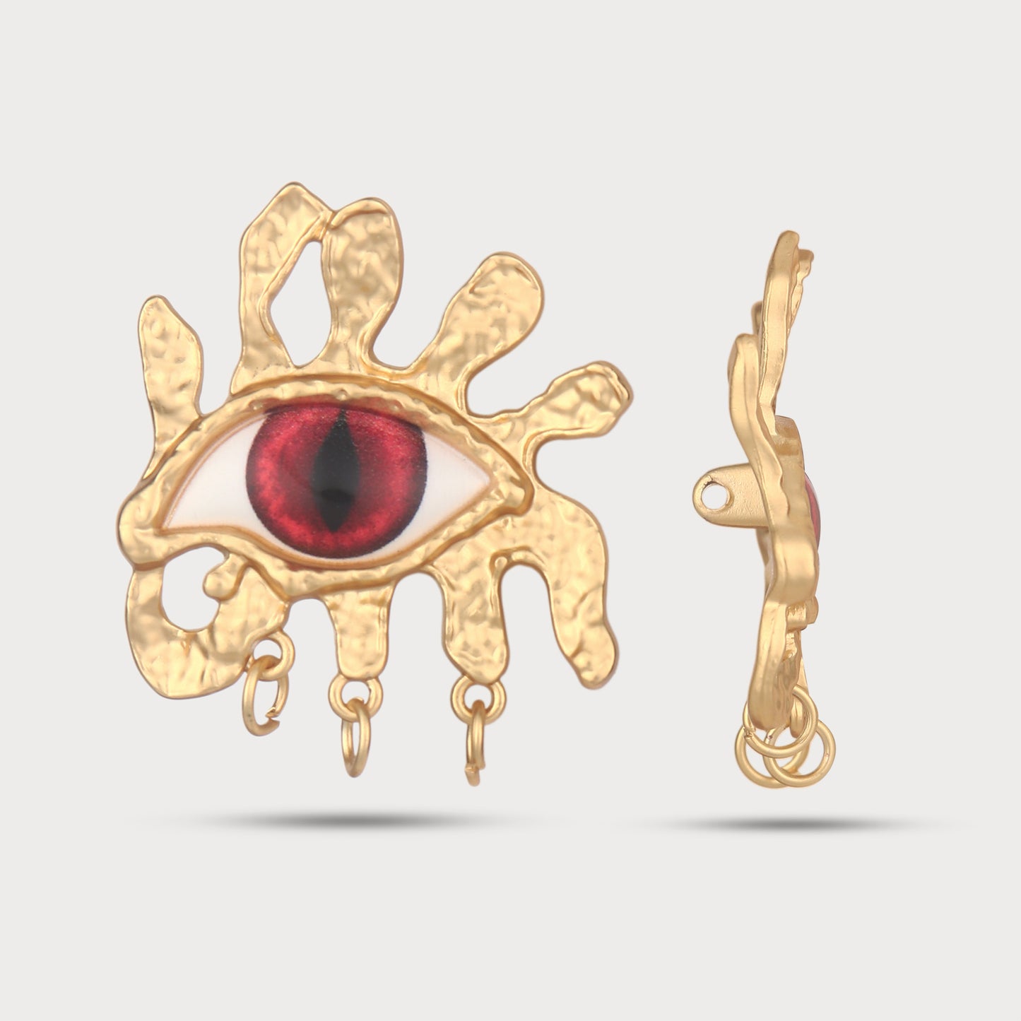 Iconic Gold Designer Metal Button