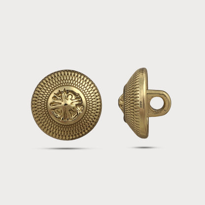 High-Quality Polished Dome Metal Button