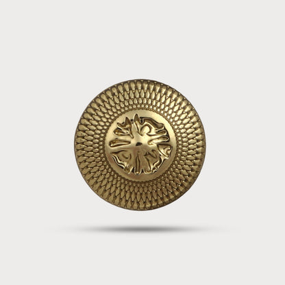 High-Quality Polished Dome Metal Button