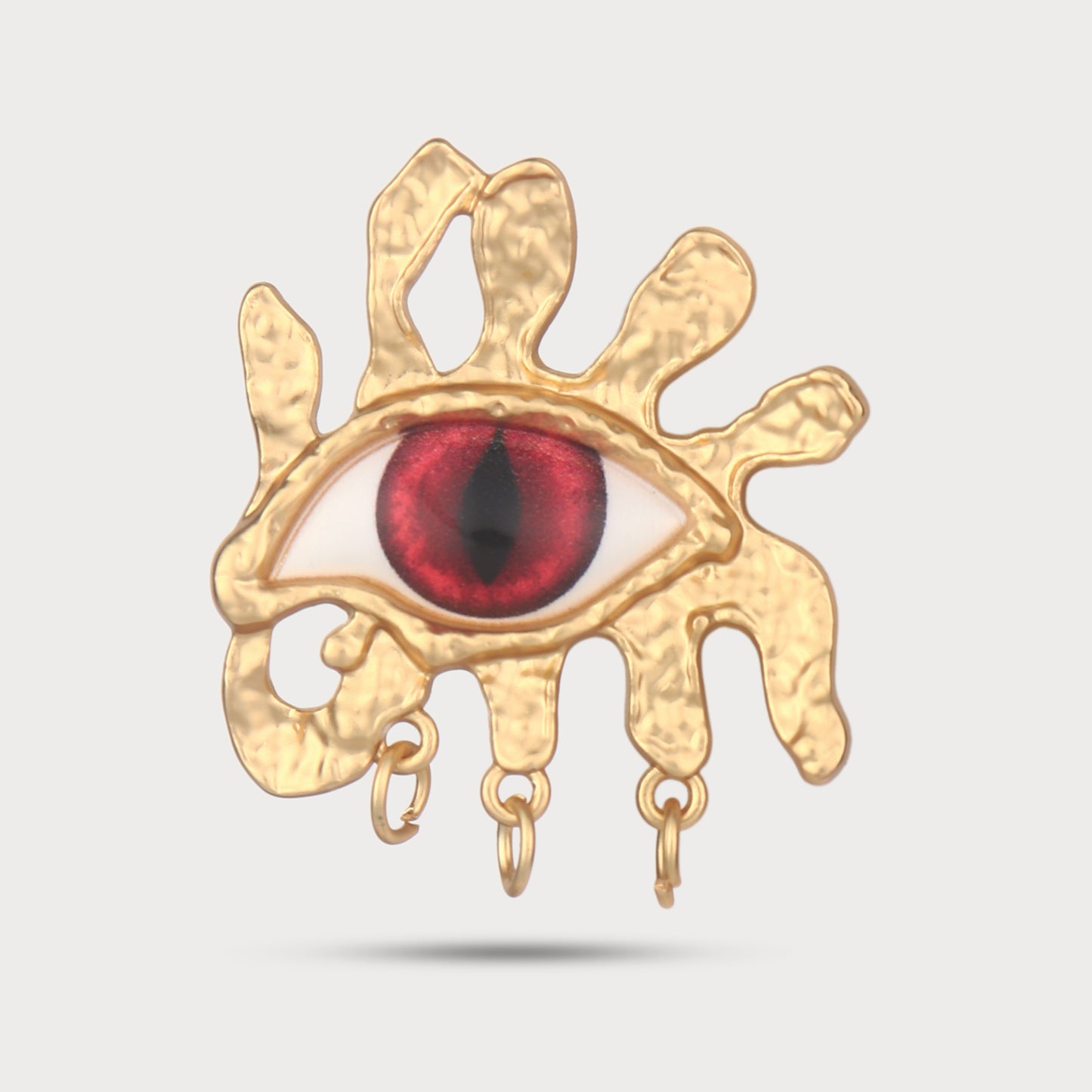 Iconic Gold Designer Metal Button
