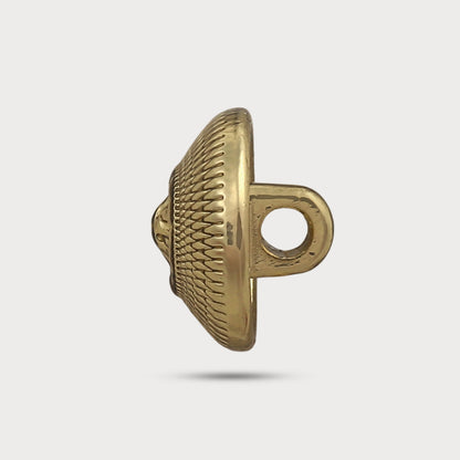 High-Quality Polished Dome Metal Button