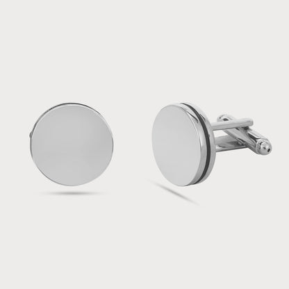 Professional Classic Round Cut Designer Cufflinks