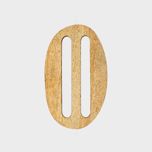 Natural Eco Friendly Wood Buckle (Pack of 1 Pc)