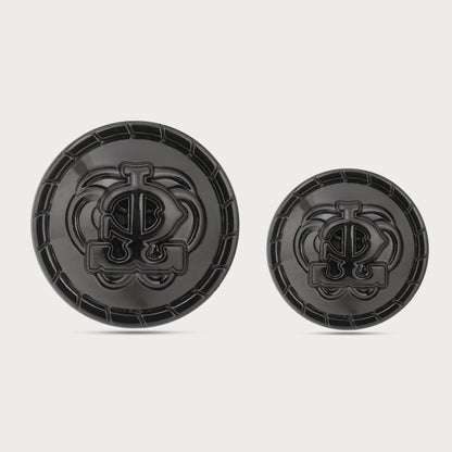Signature Black Polished Buttons