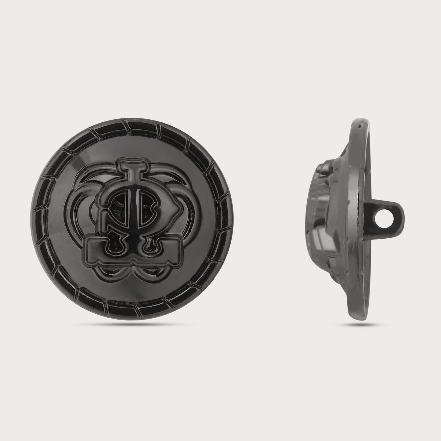 Signature Black Polished Buttons