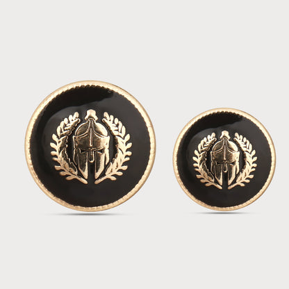 High-End Black Buttons