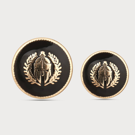 High-End Black Buttons