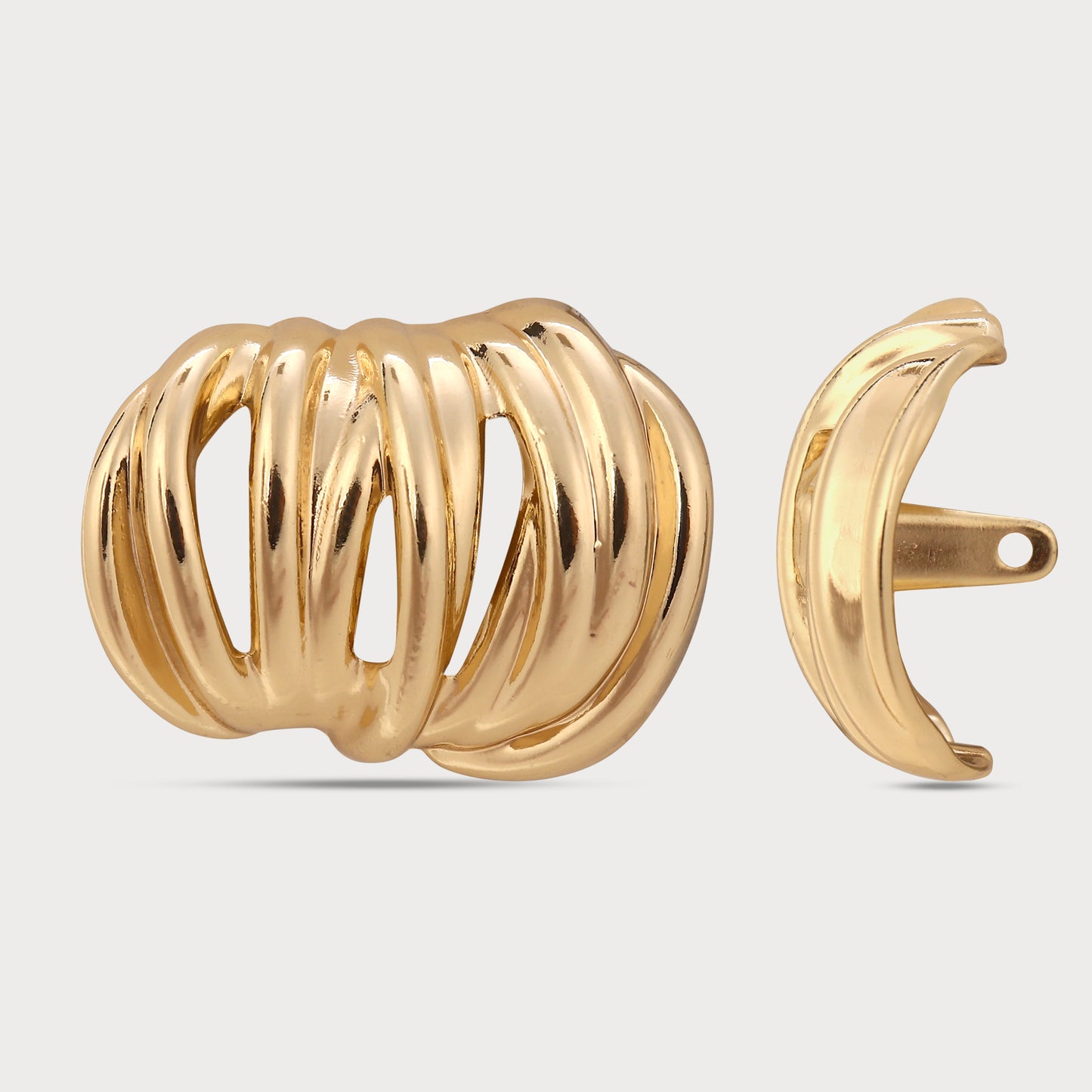 Golden Buttons with Polished Designer Finish