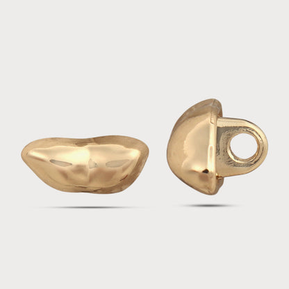 Contemporary Sculpt Metal Button