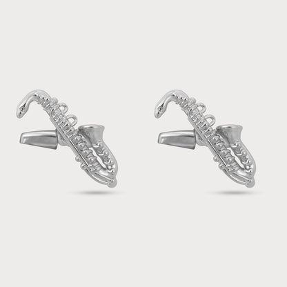 Abstract Pattern Luxury Metal Cufflinks