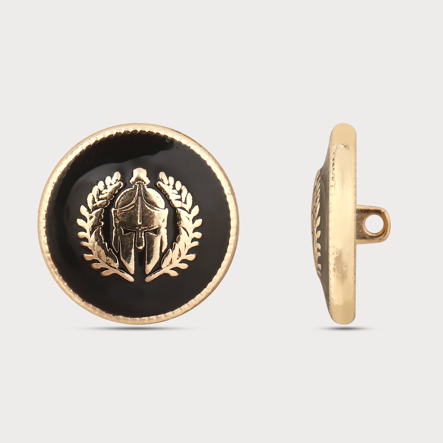 High-End Black Buttons